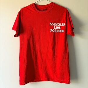 Vibrant Red Statement Tee